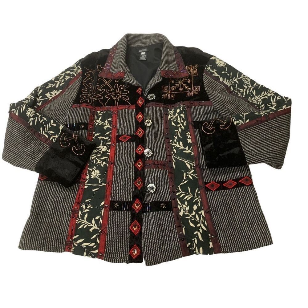 Vintage Beaded Embellished Jacket